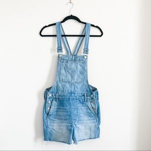 FREE SHIPPING! | Madewell Denim Overall Shorts